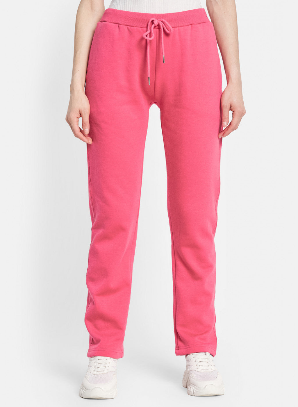 Women Pink Solid Tracksuit