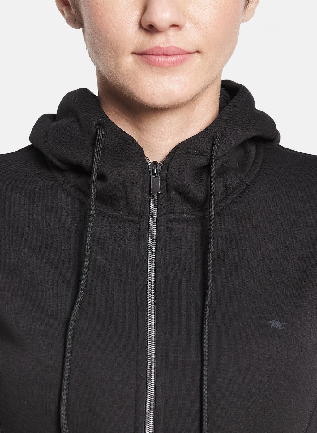 Women Black Solid Tracksuit