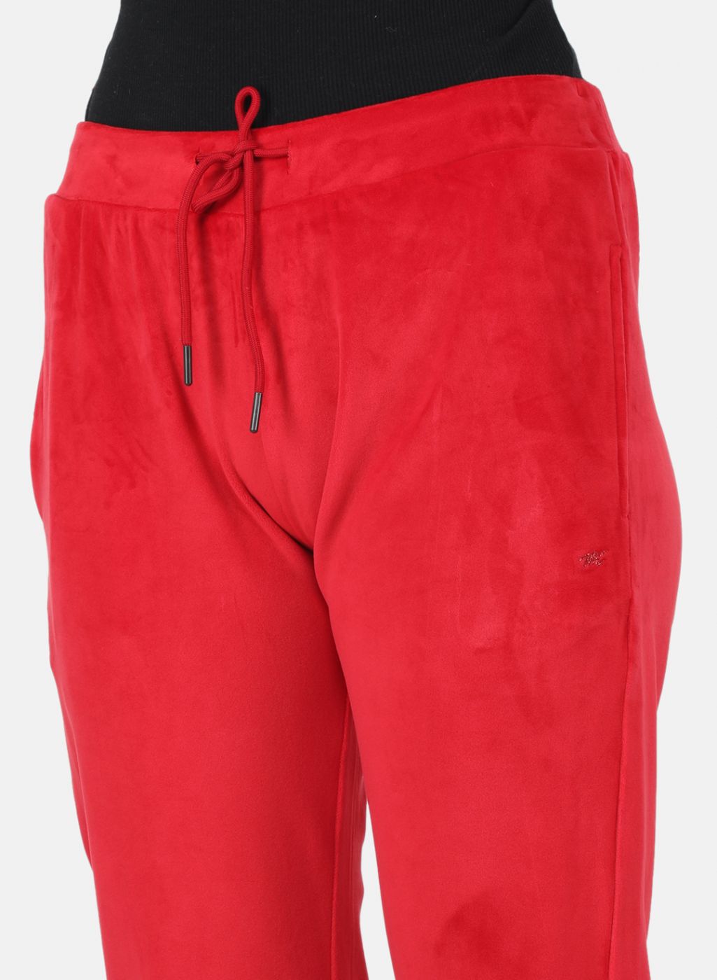 Women Red Solid Tracksuit