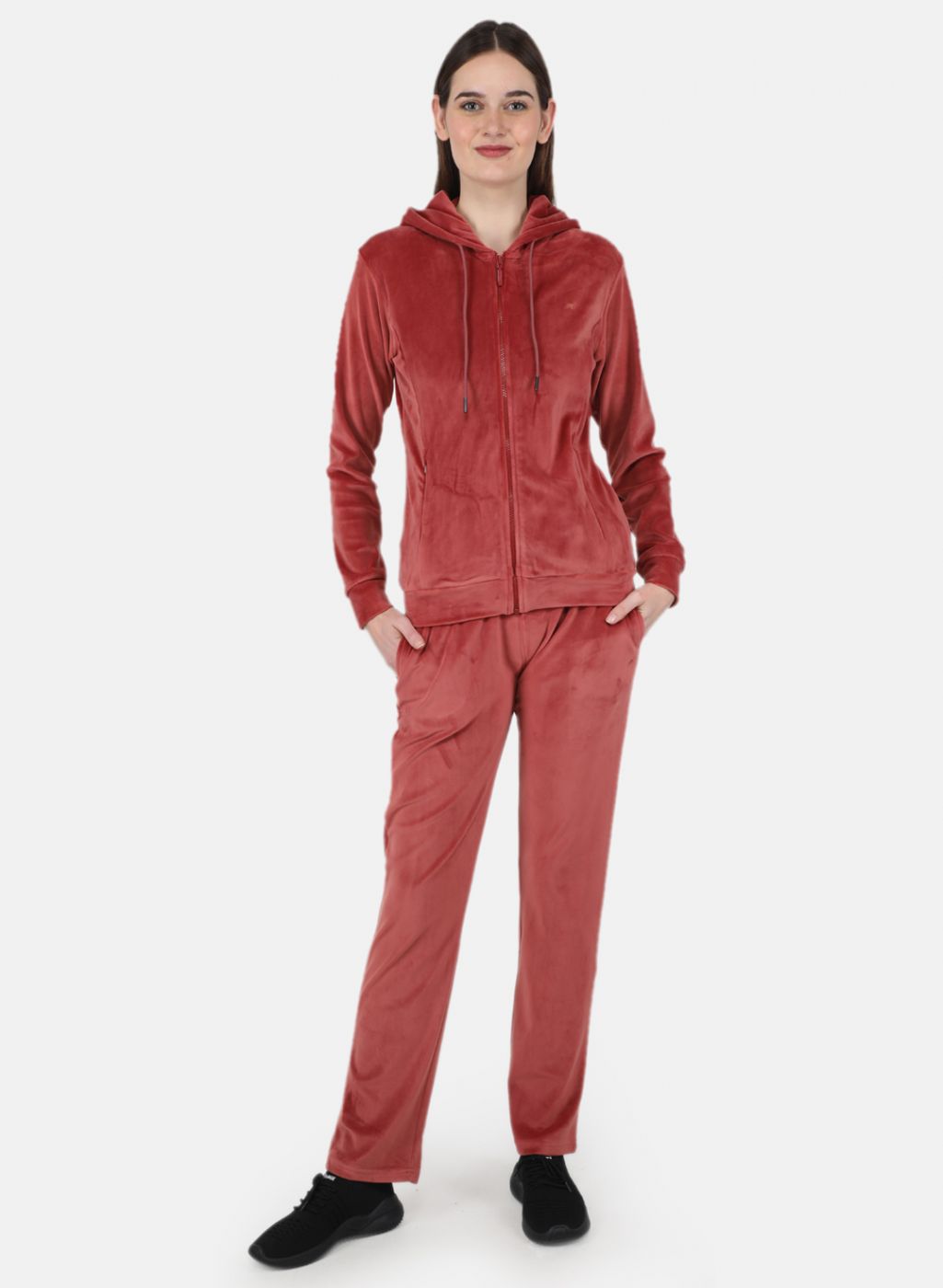 Buy Women Orange Solid Tracksuit Online in India Monte Carlo