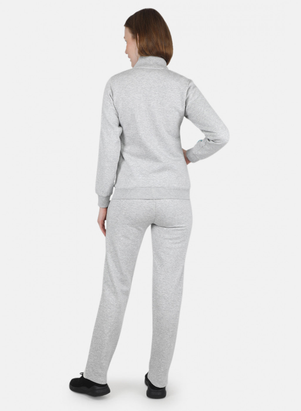 Women Grey Printed Tracksuit