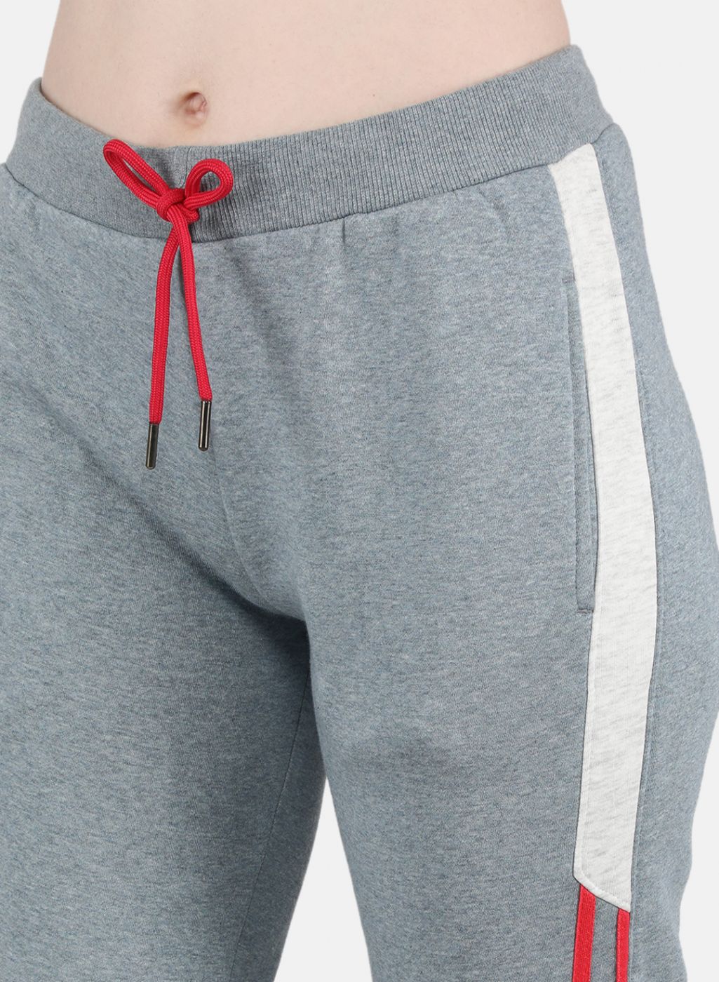 Women Grey Printed Tracksuit