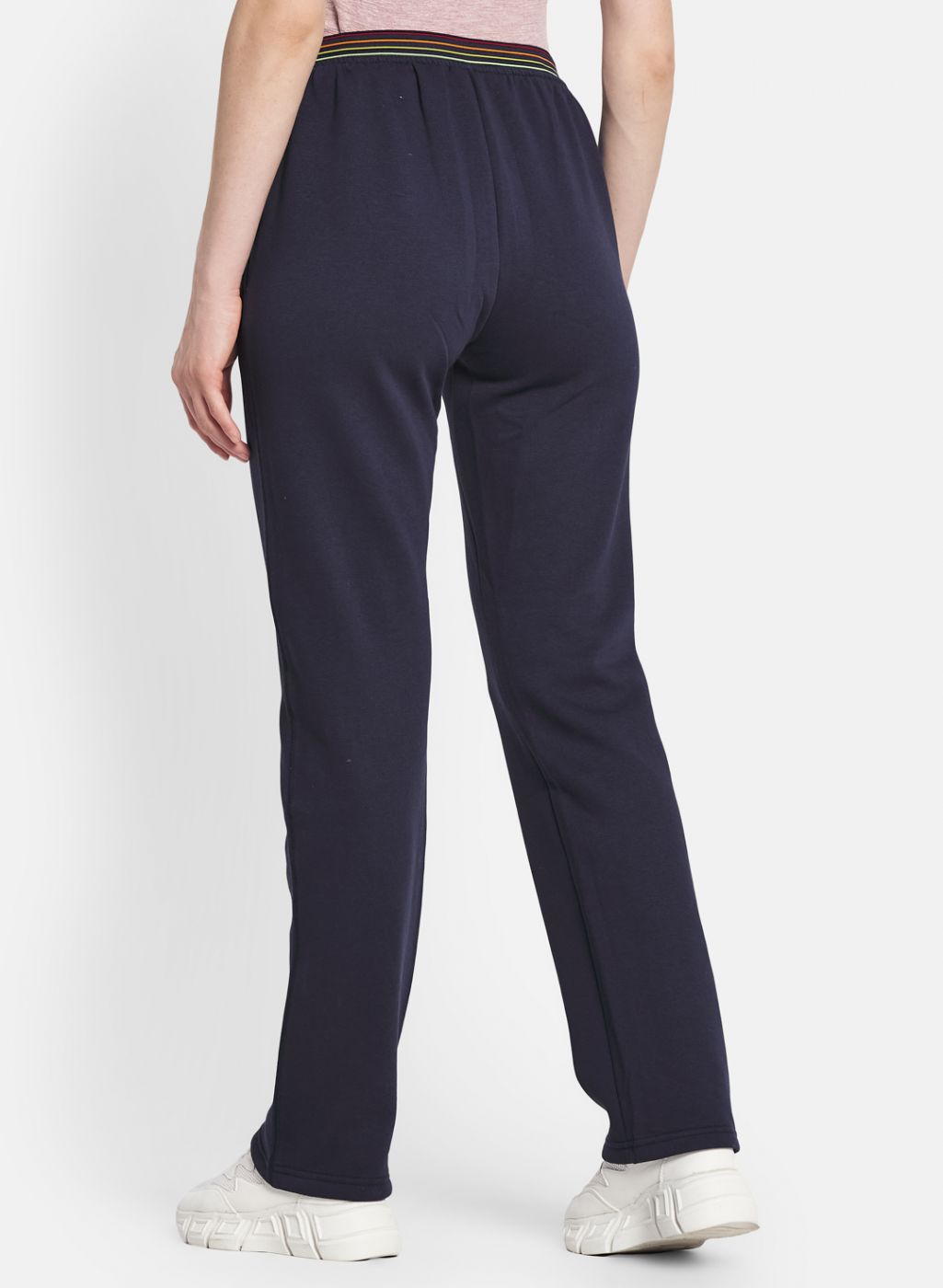 Women Navy Blue Regular Fit Winter Lower