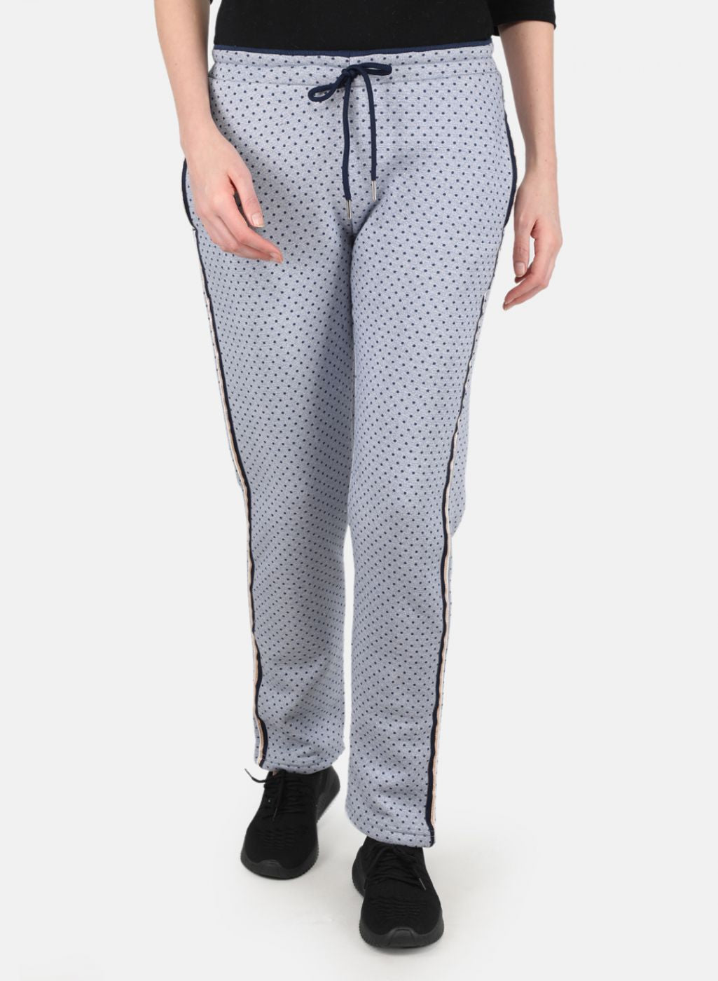 Women Blue Regular Fit Winter Lower