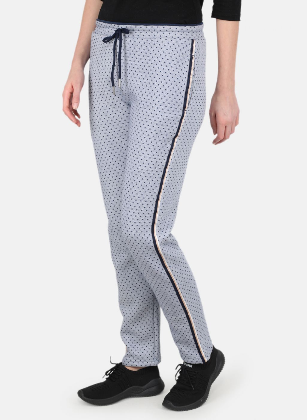 Women Blue Regular Fit Winter Lower