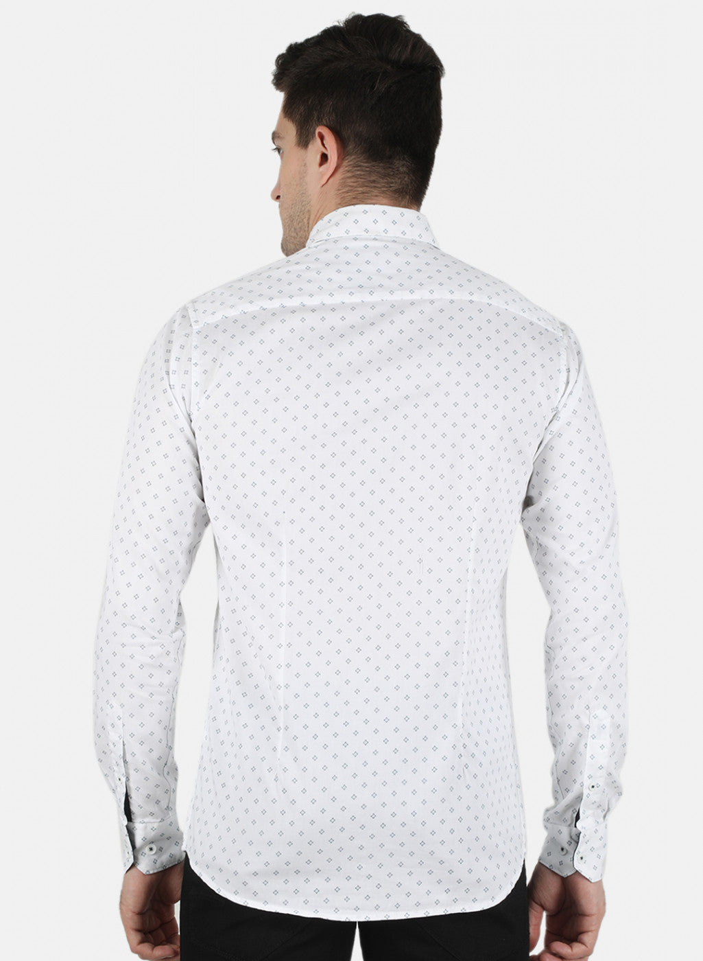 Men Blue Printed Shirt