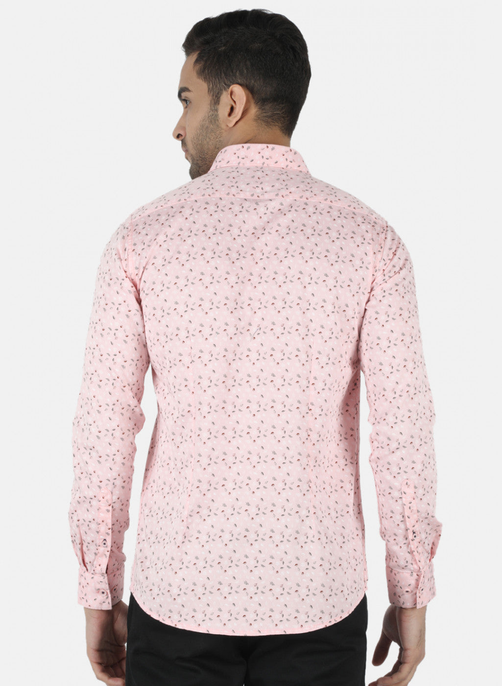Men Pink Printed Shirt