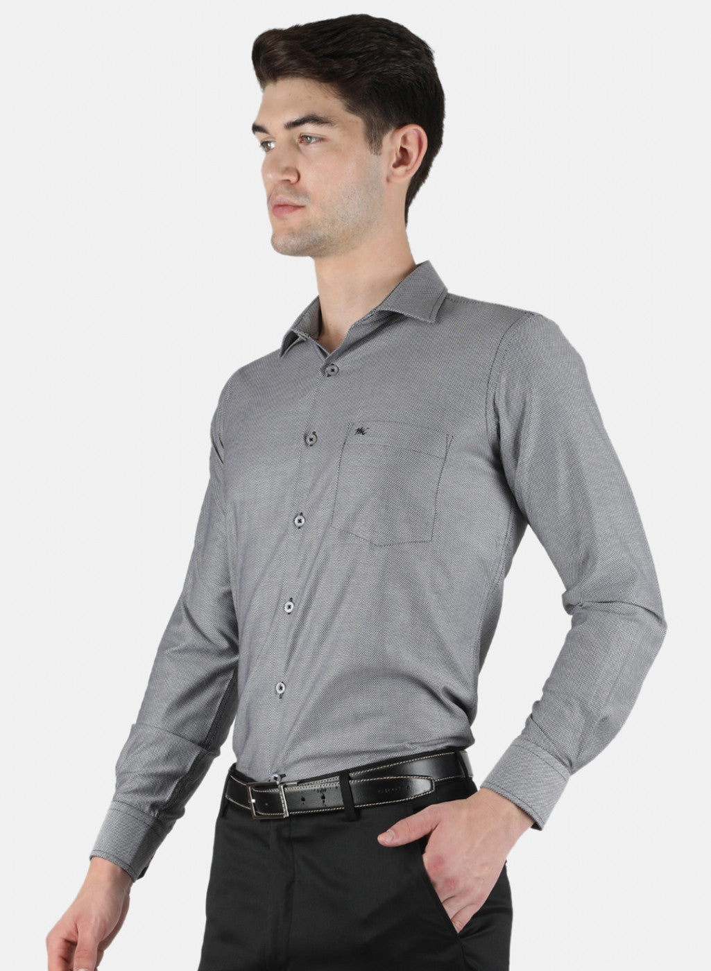 Men Black Printed Shirt