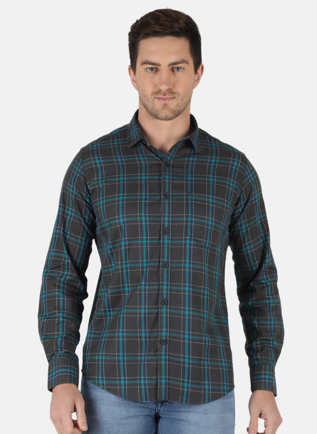 Men Multicolor Check Shirt