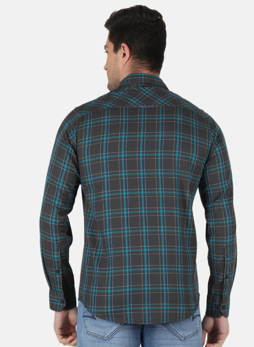Men Multicolor Check Shirt