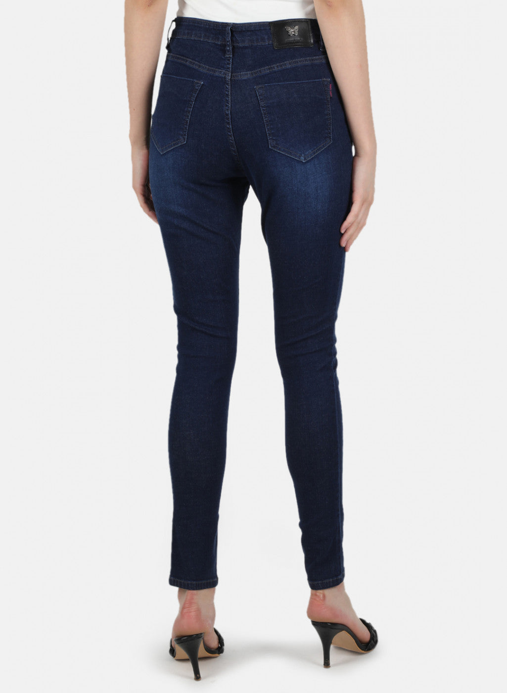 Women Navy Blue Slim Fit Denim