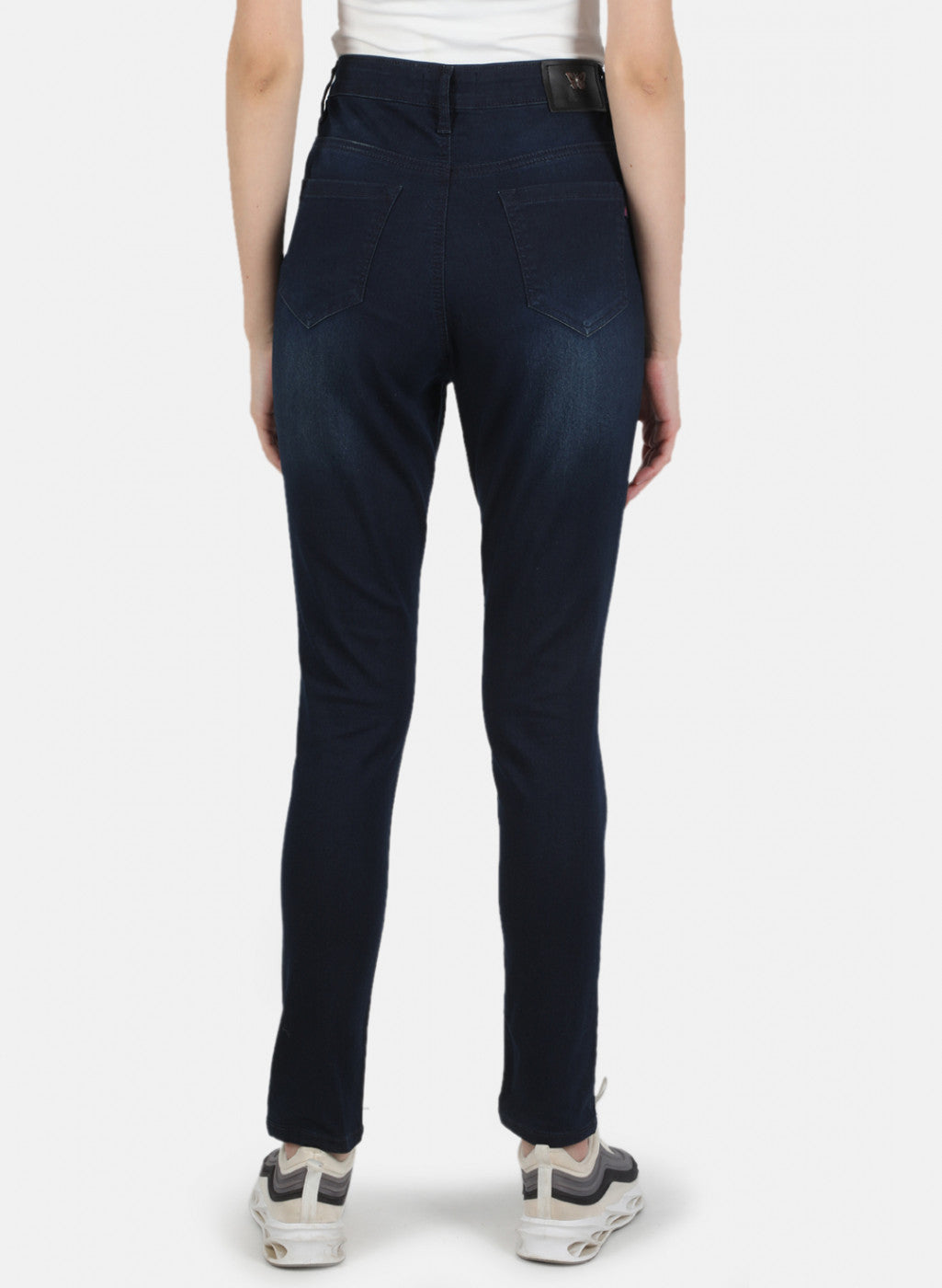Women Navy Blue Slim Fit Denim