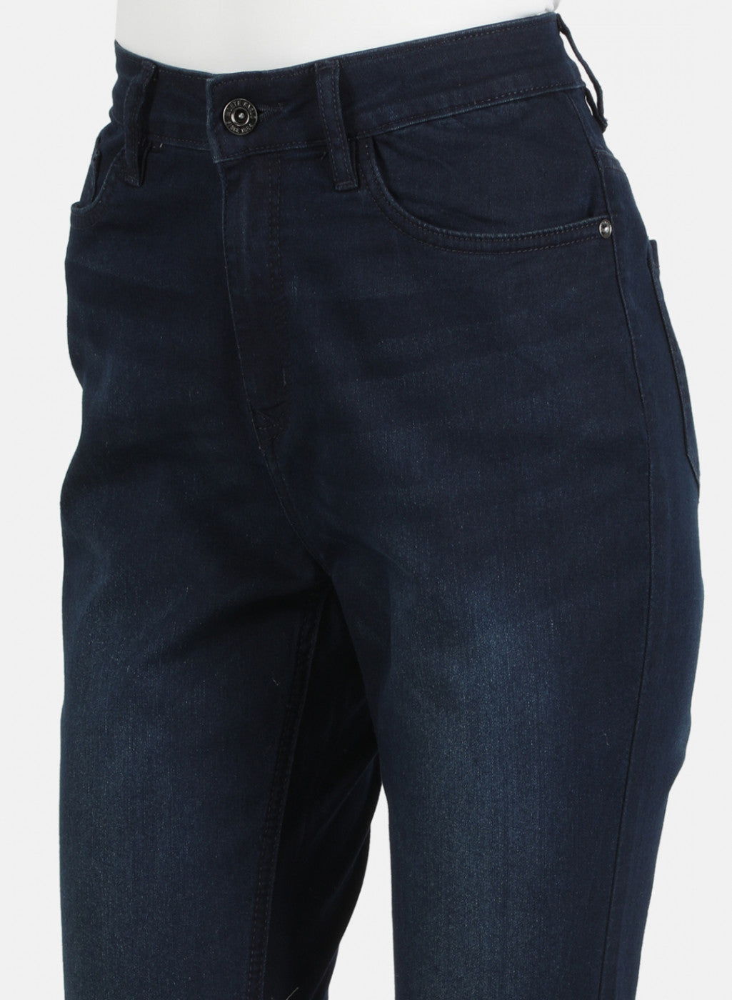 Women Navy Blue Slim Fit Denim