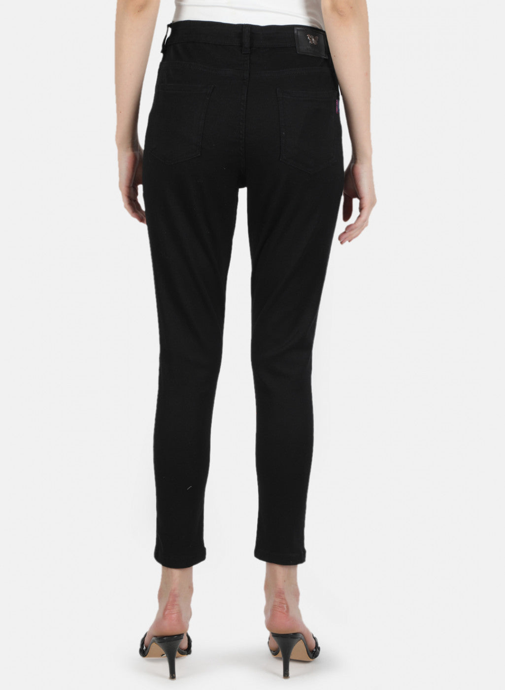 Women Black Slim Fit Denim