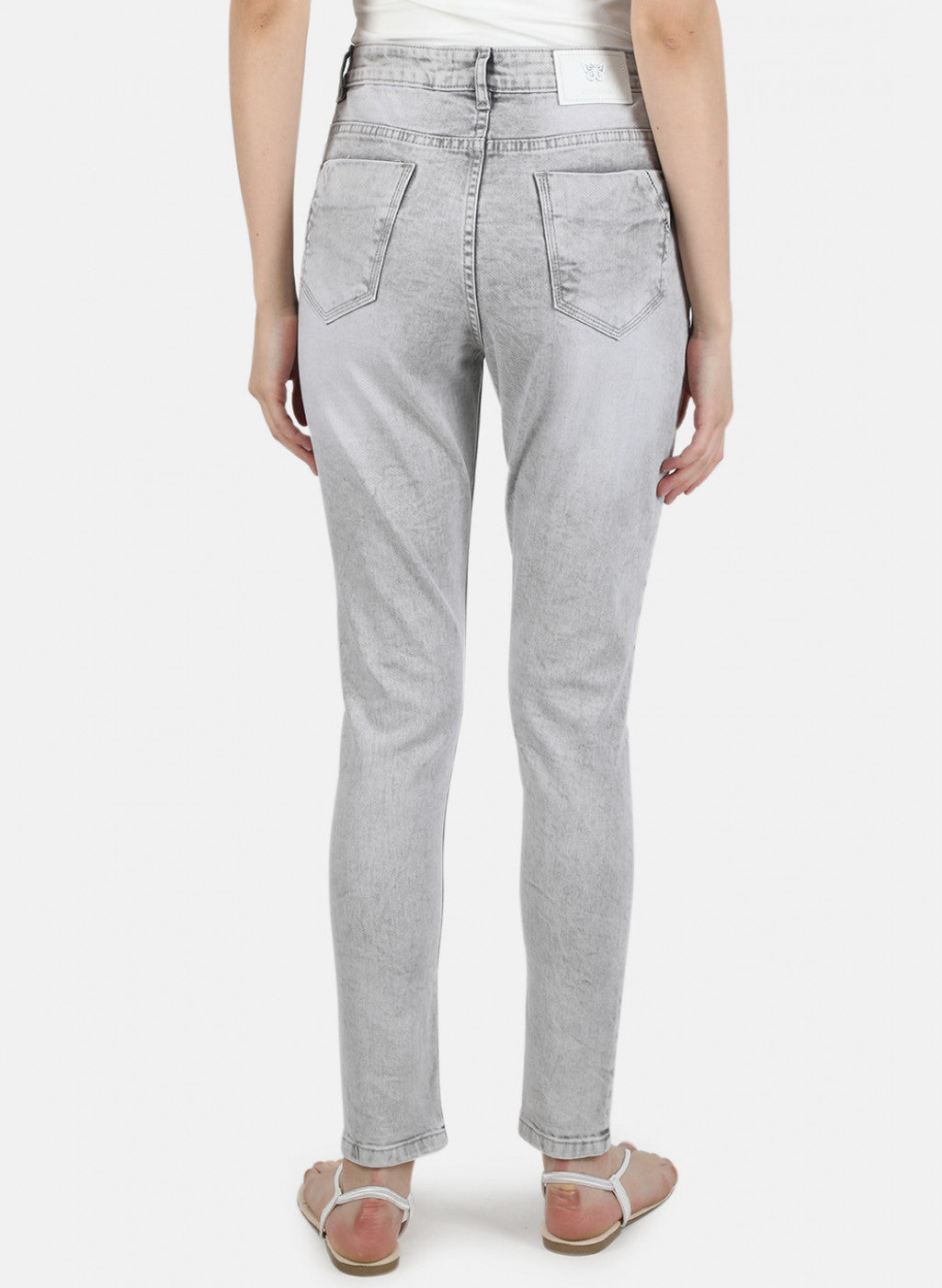 Women Grey Slim Fit Denim