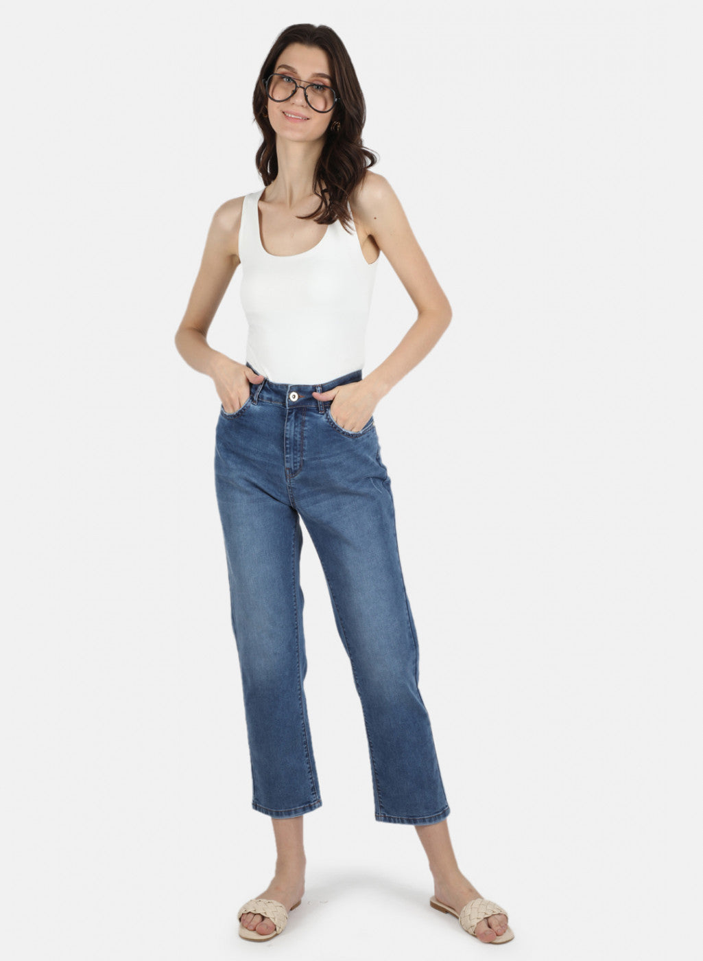 Women Blue Regular Fit Denim