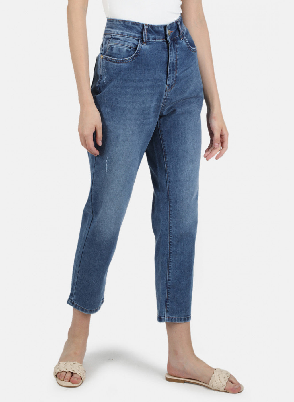 Women Blue Regular Fit Denim