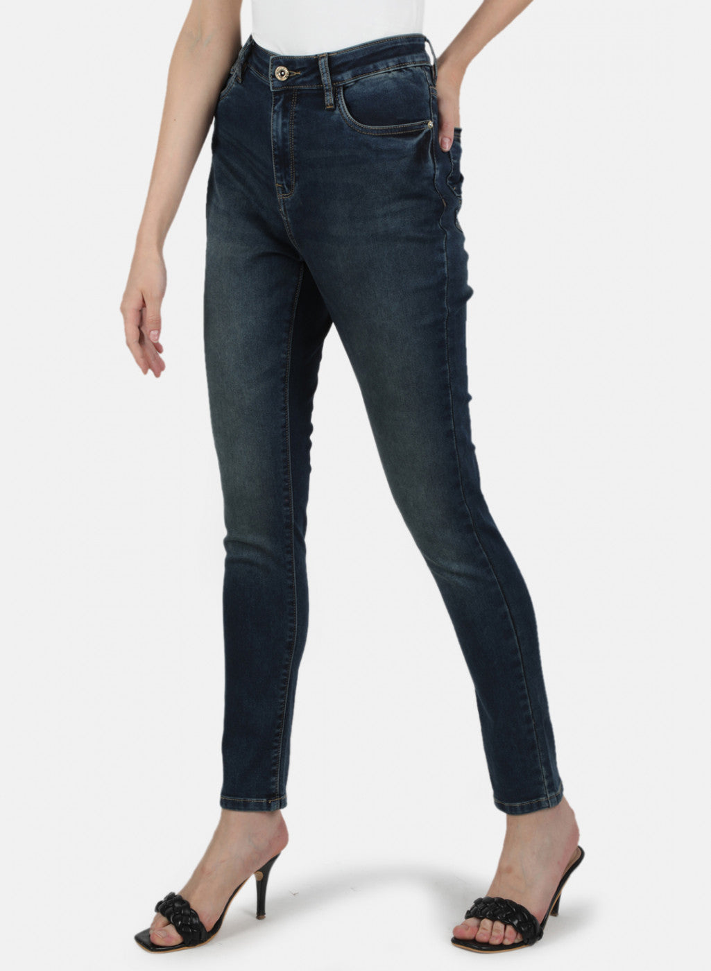 Women Blue Slim Fit Denim