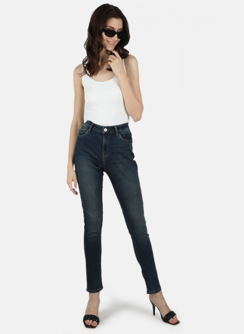 Women Blue Slim Fit Denim
