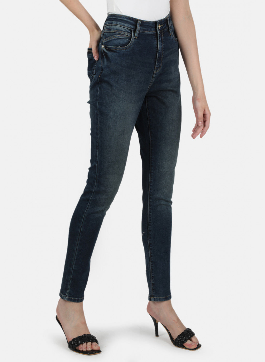 Women Blue Slim Fit Denim
