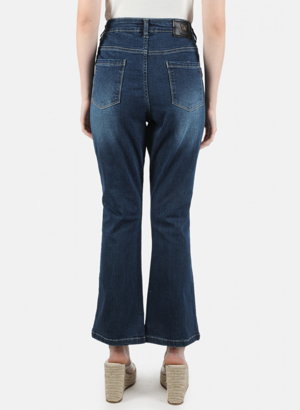 Women Blue Tailor Fit Denim