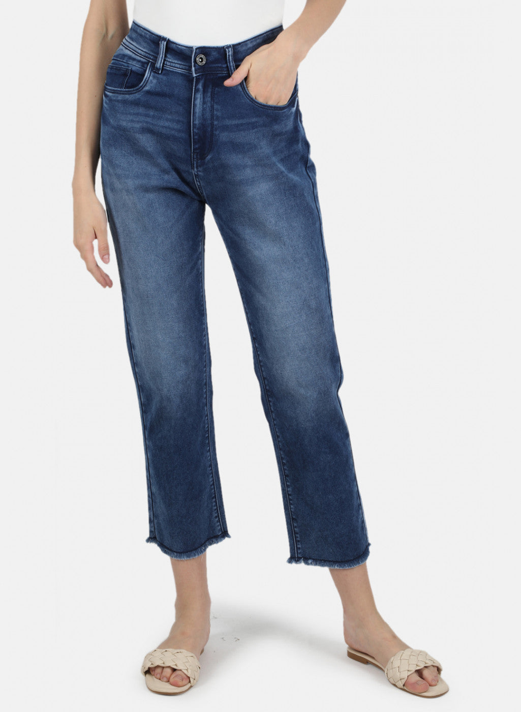Women Blue Regular Fit Denim