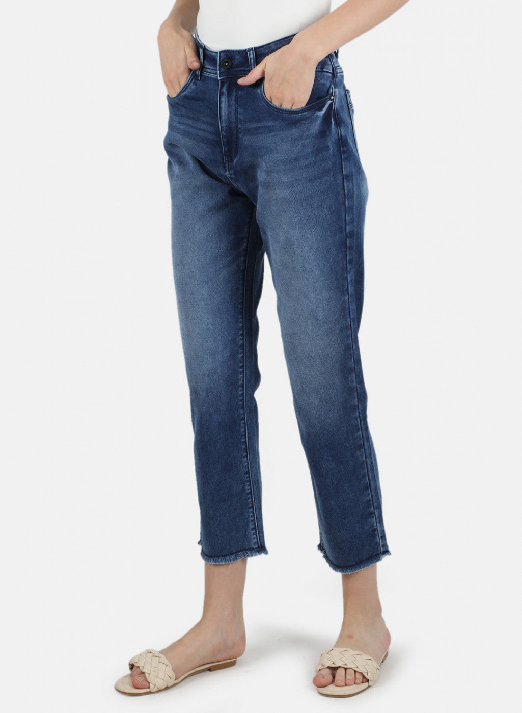 Women Blue Regular Fit Denim