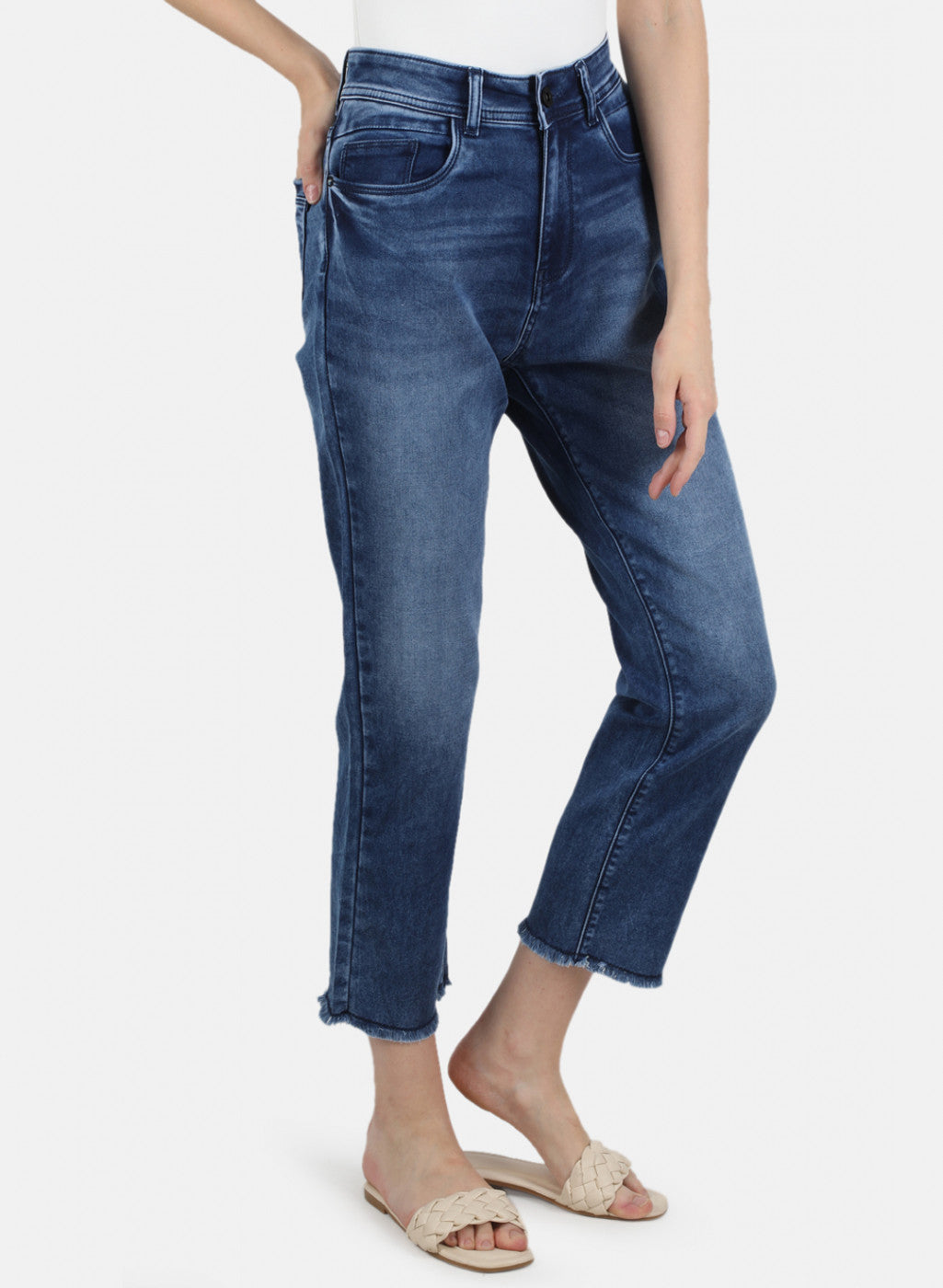 Women Blue Regular Fit Denim