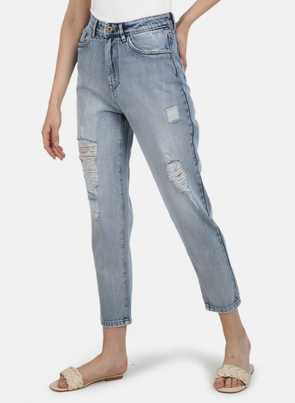 Women Blue Slim Fit Denim