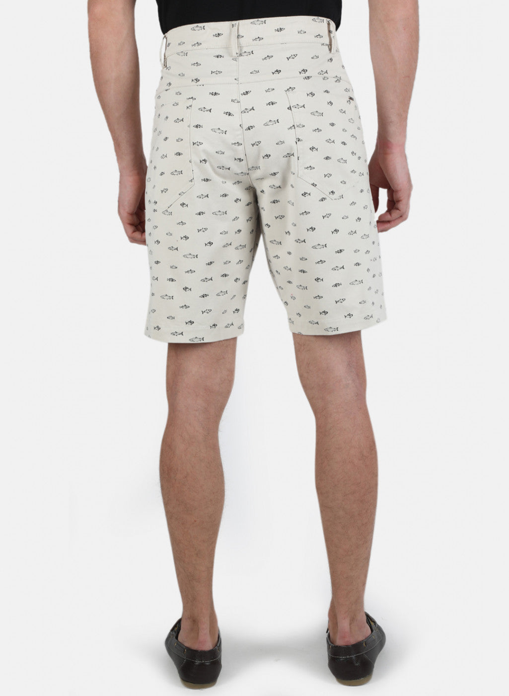 Men Beige Printed Short