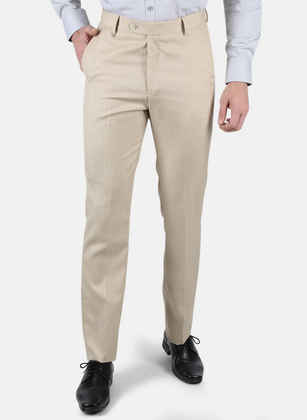 Men Khaki Regular Fit Trouser