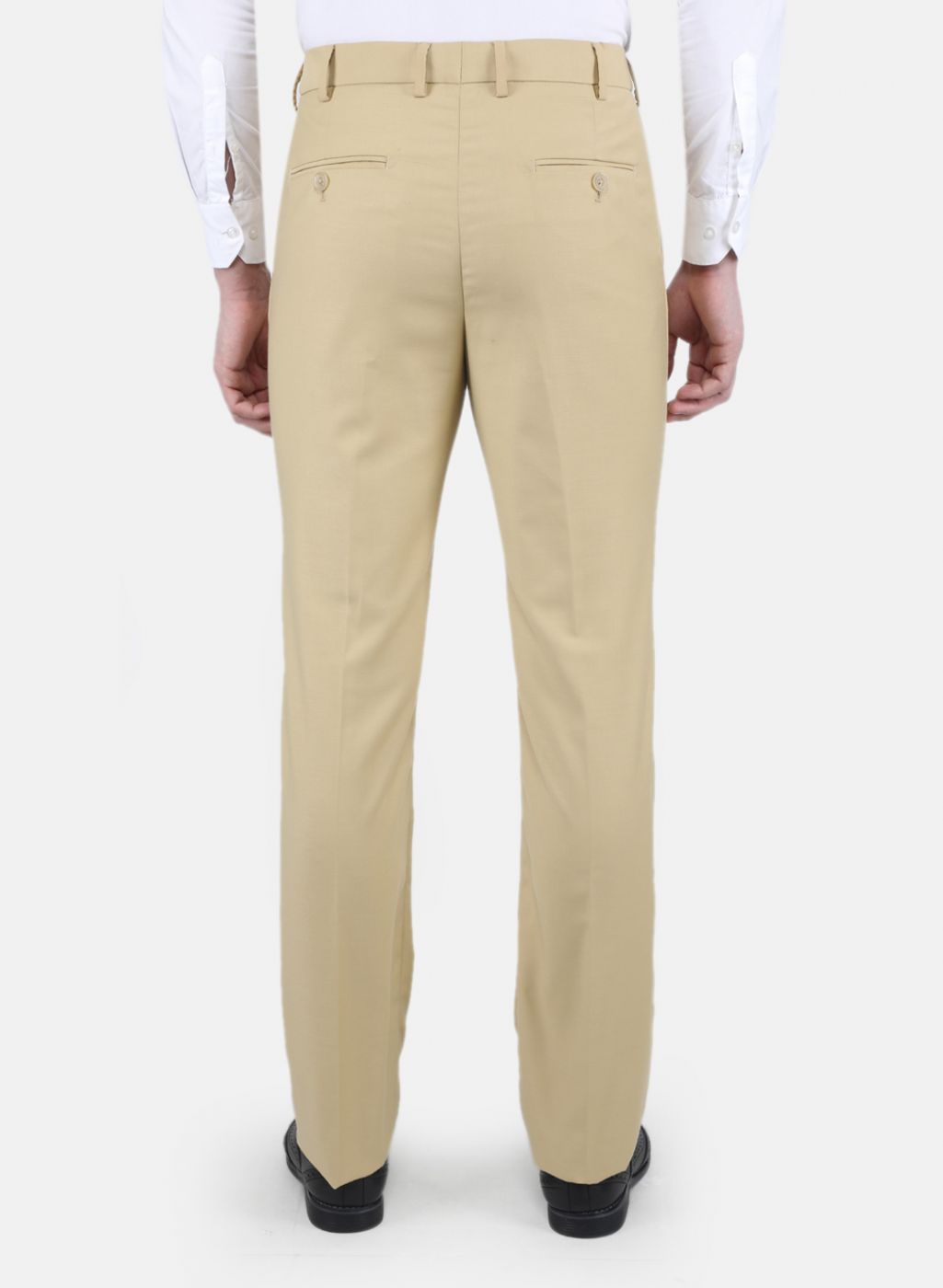 Men Beige Slim Fit Trouser