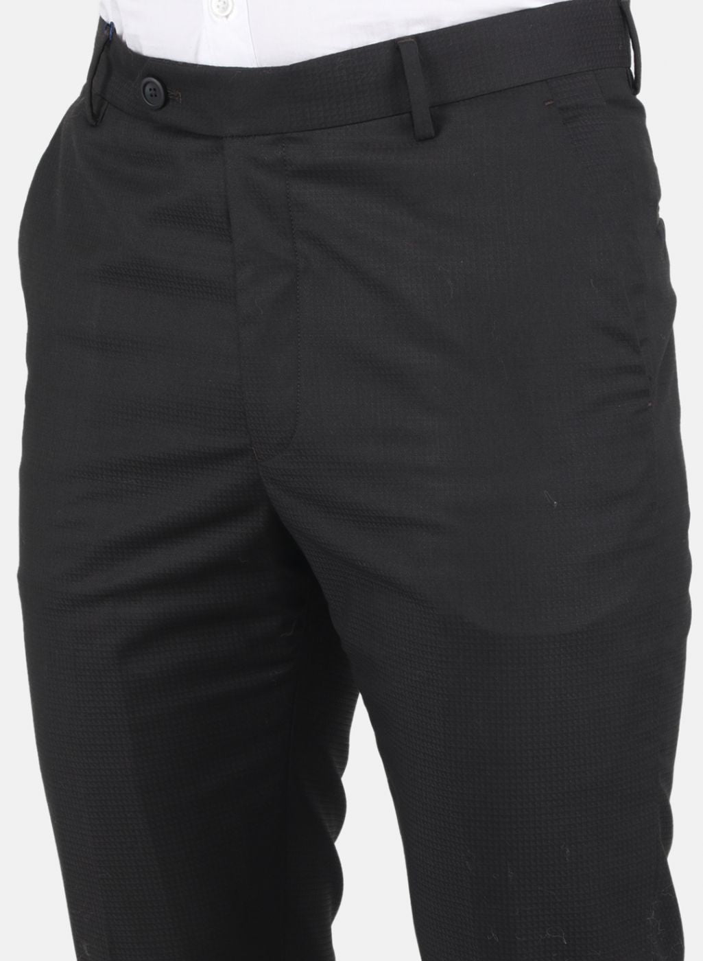 Men Brown Smart Fit Trouser