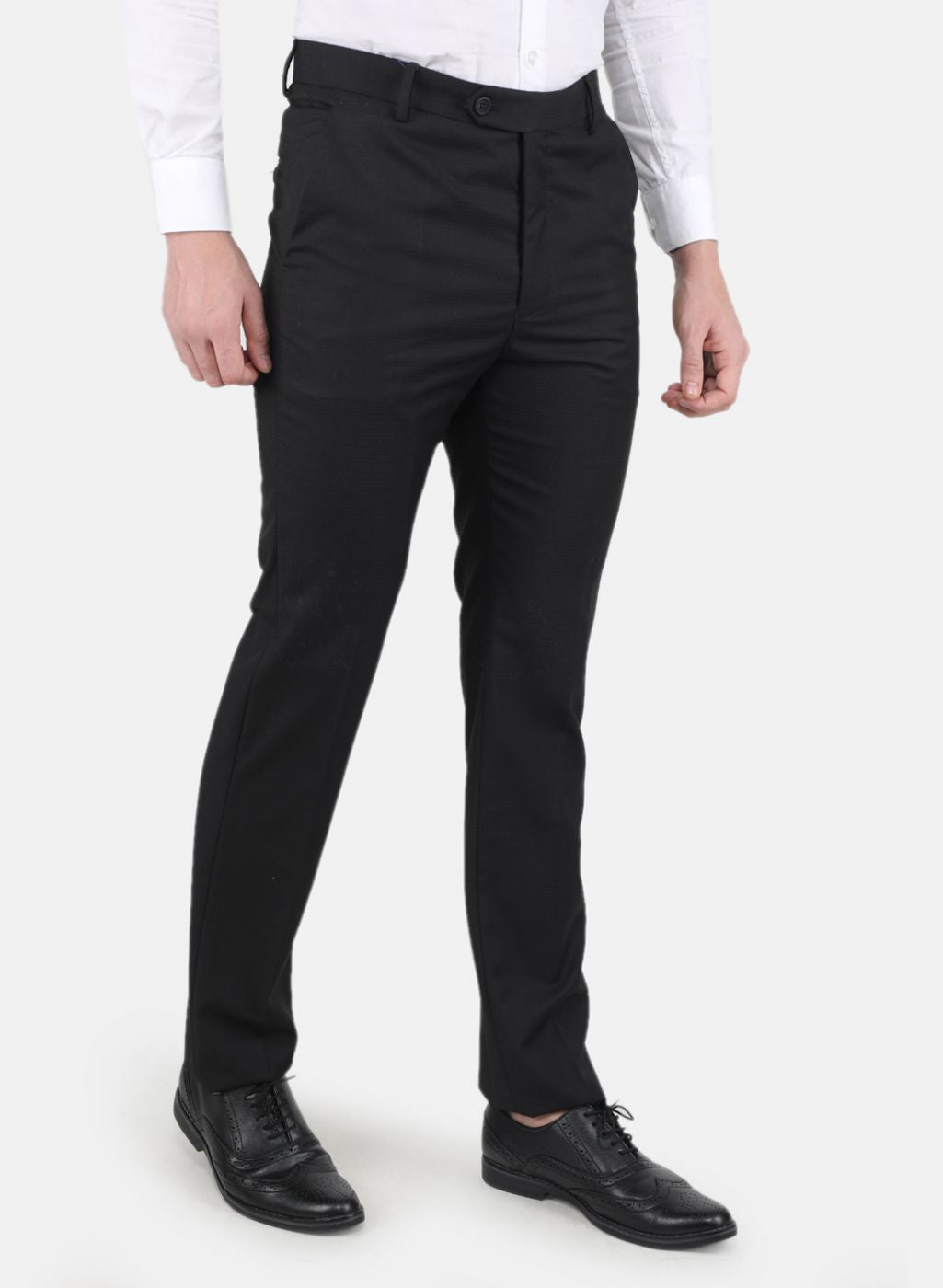 Men Brown Smart Fit Trouser