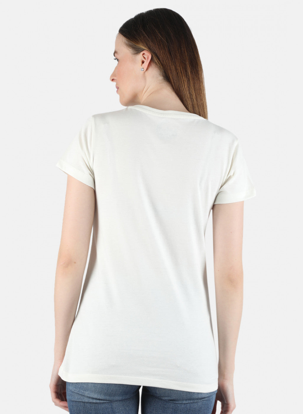 Women Cream & Peach Plain 2 Pc Top Set