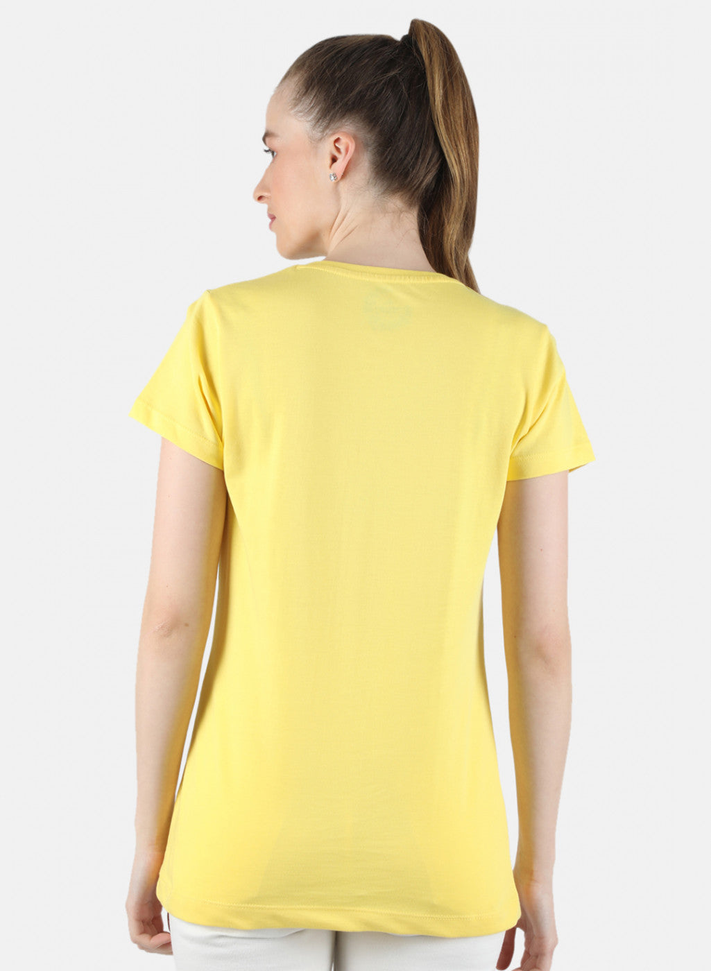 Women Yellow & Grey Plain 2 Pc Top Set