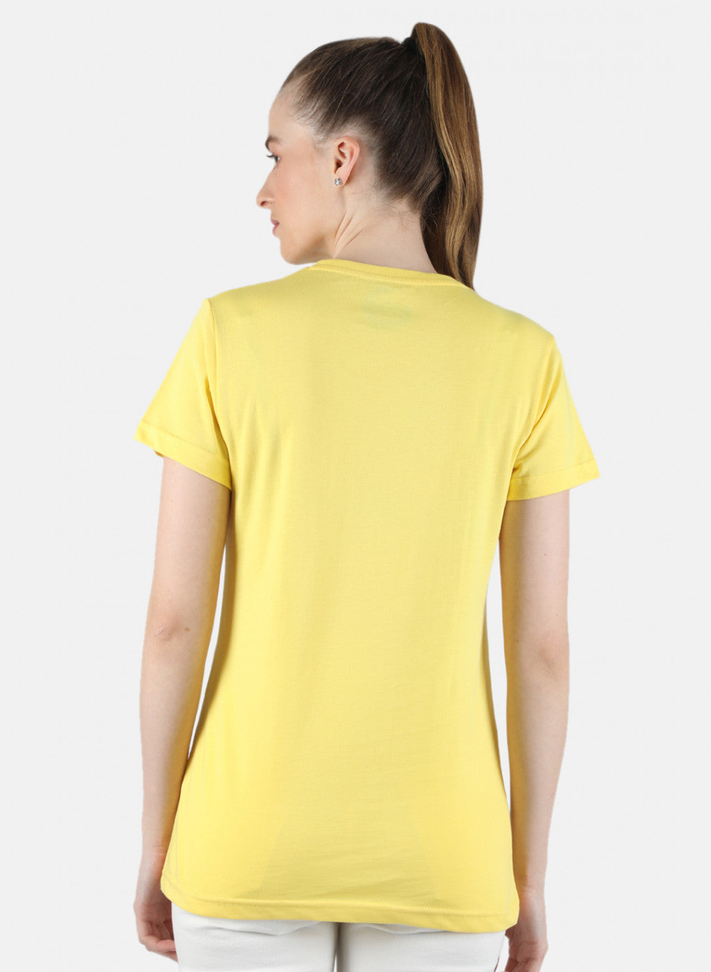 Women Yellow & Grey Plain 2 Pc Top Set