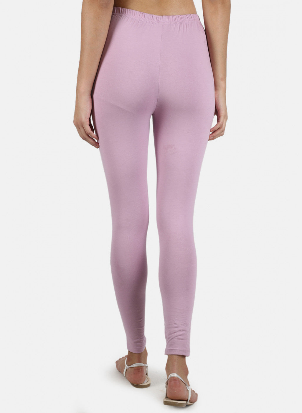 Women Purple Plain Legging