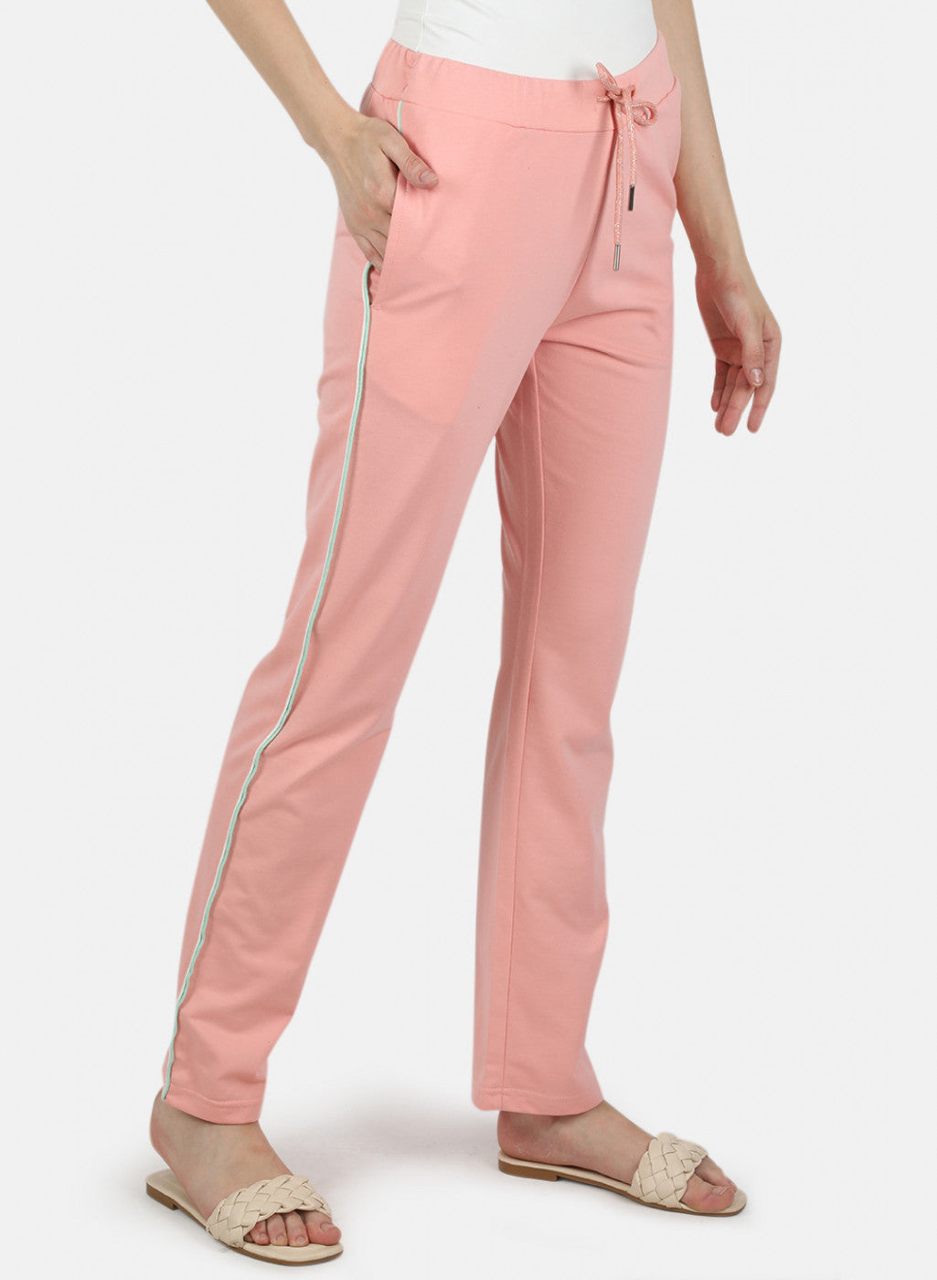 Women Peach Regular Fit Lower