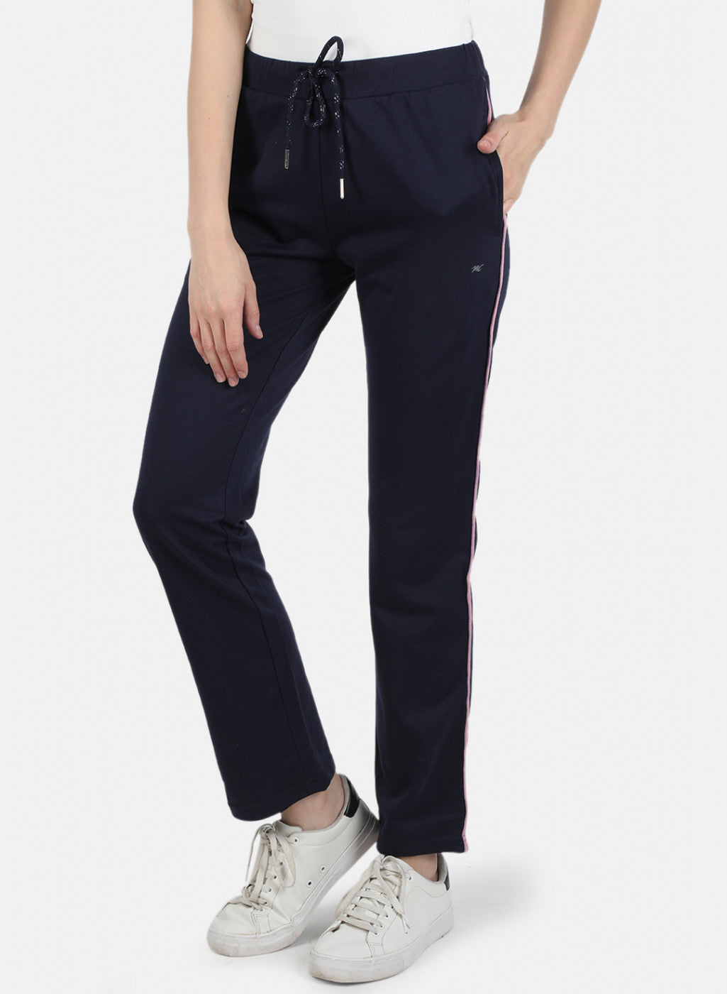 Women Navy Blue Regular Fit Lower
