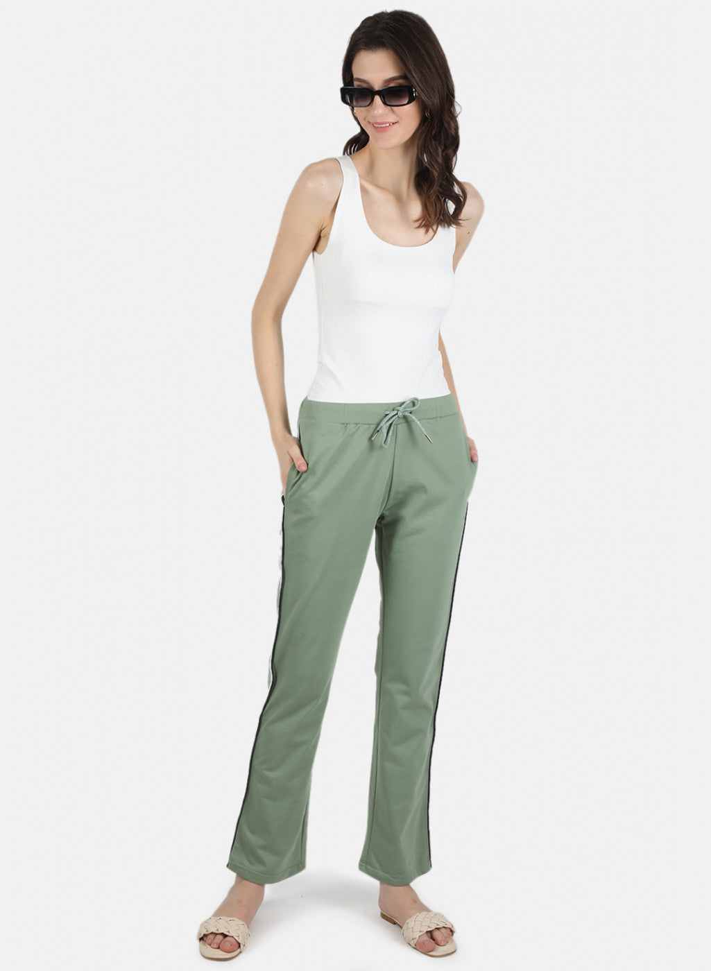 Women Green Regular Fit Lower