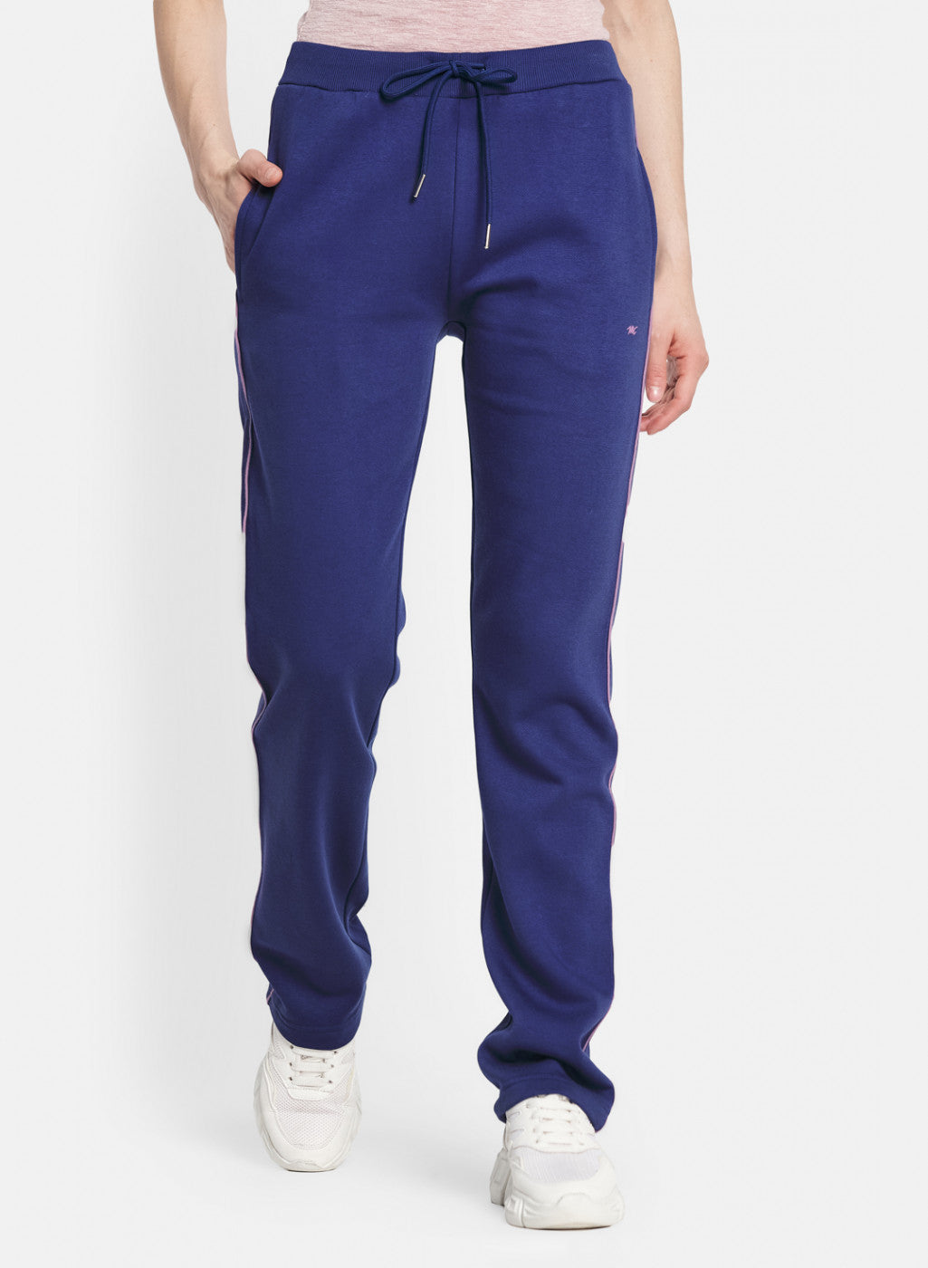 Women Blue Regular Fit Winter Lower