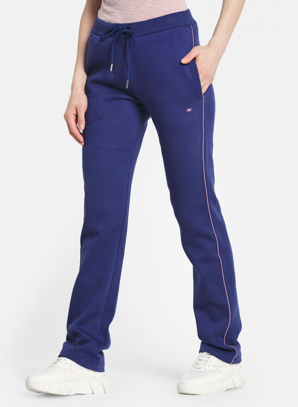 Women Blue Regular Fit Winter Lower