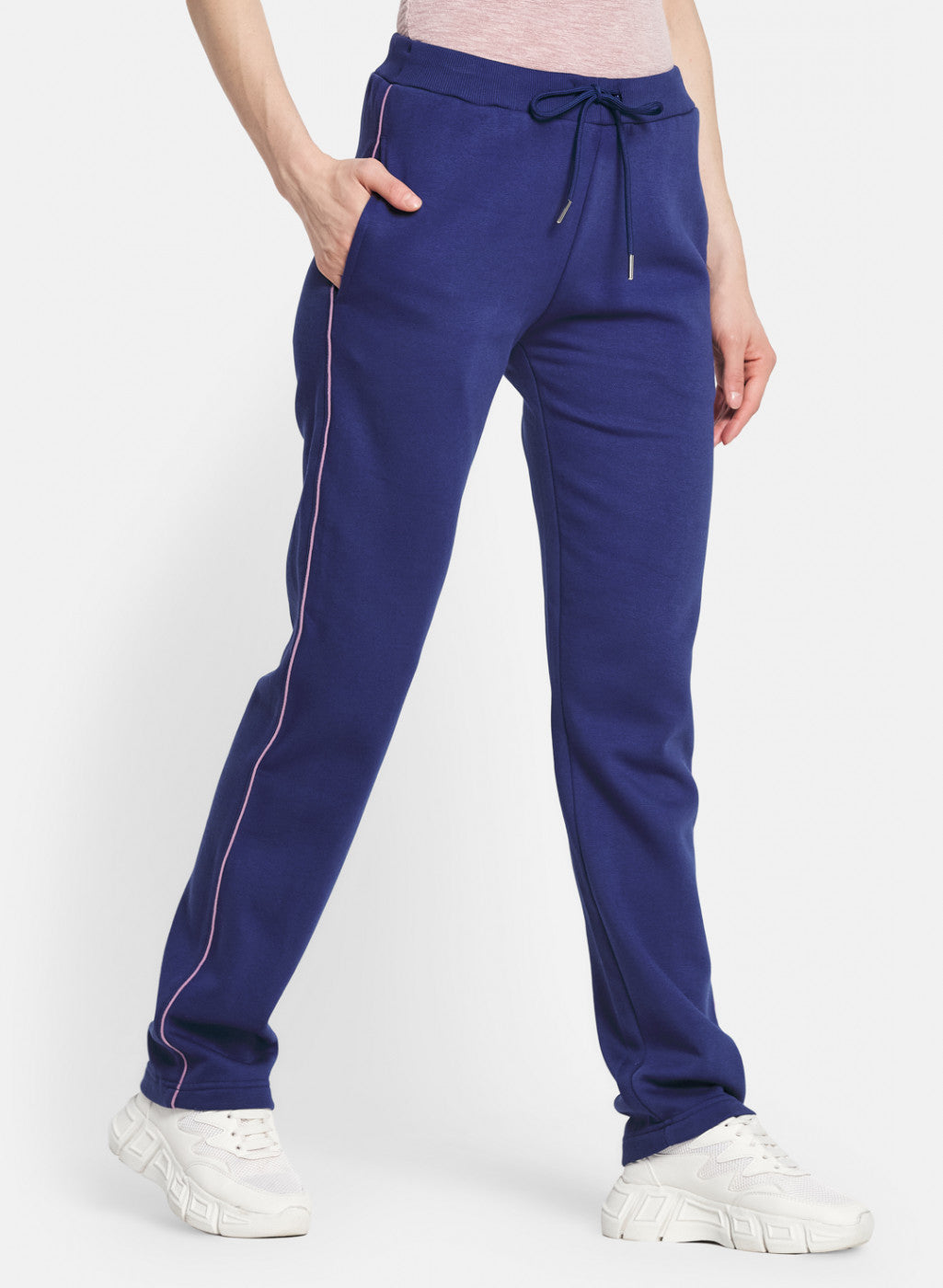 Women Blue Regular Fit Winter Lower