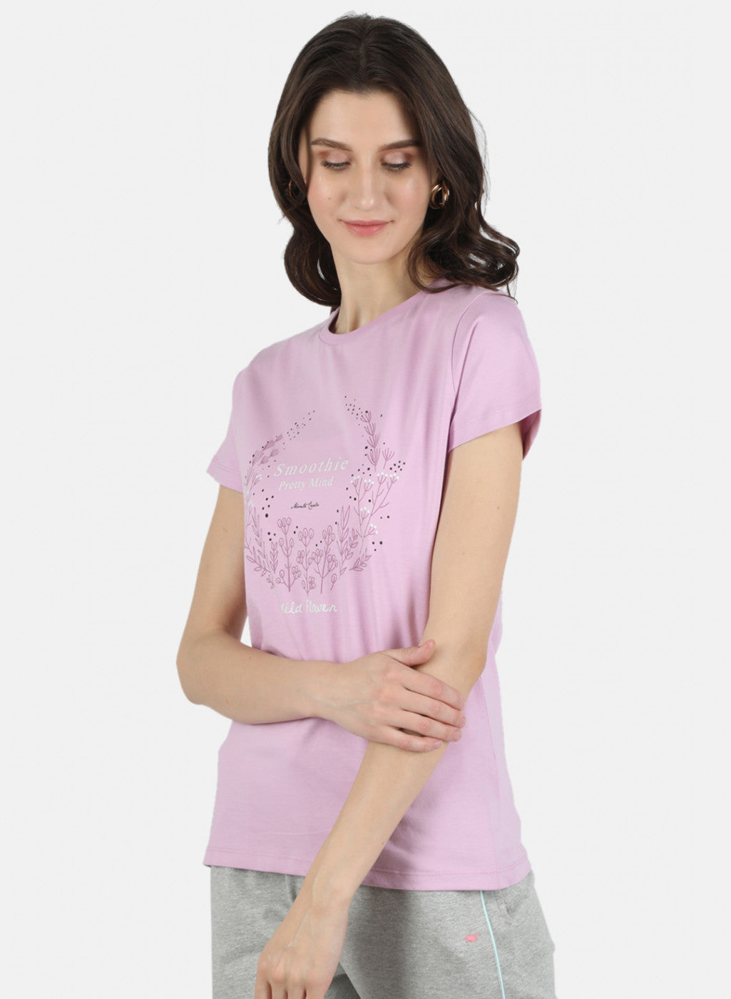Women Purple & Blue Printed Top 2 PCs