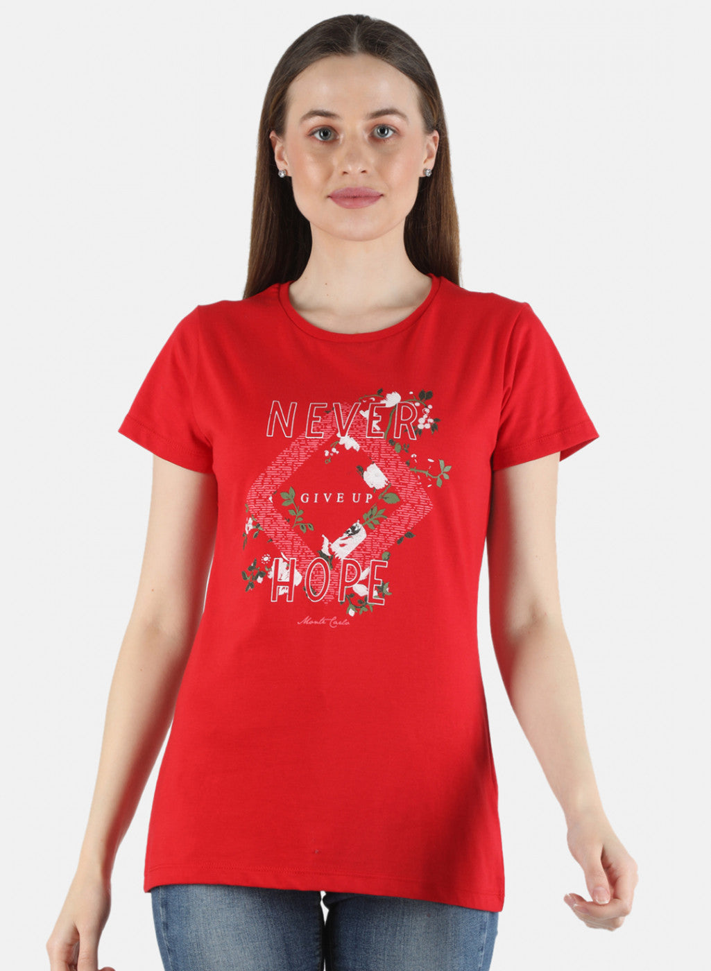 Women Red & Black Printed 2 Pc Top Set