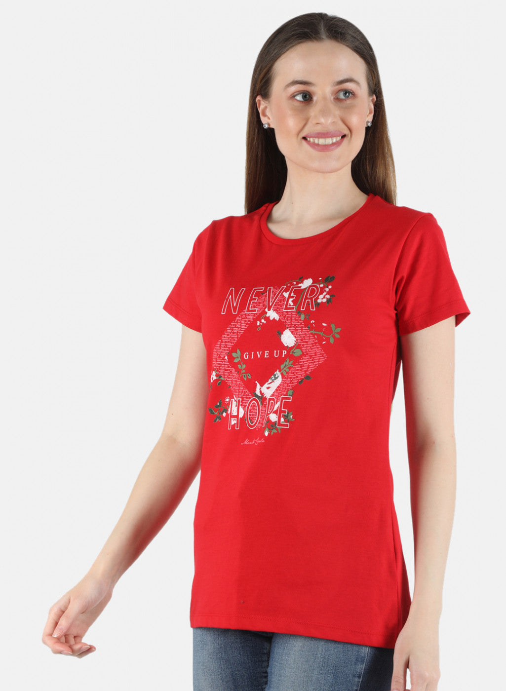 Women Red & Black Printed 2 Pc Top Set