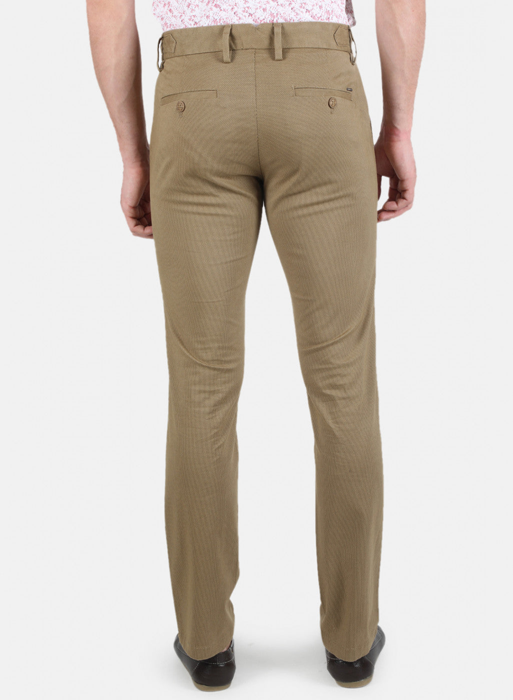 Men Brown Smart Fit Trouser