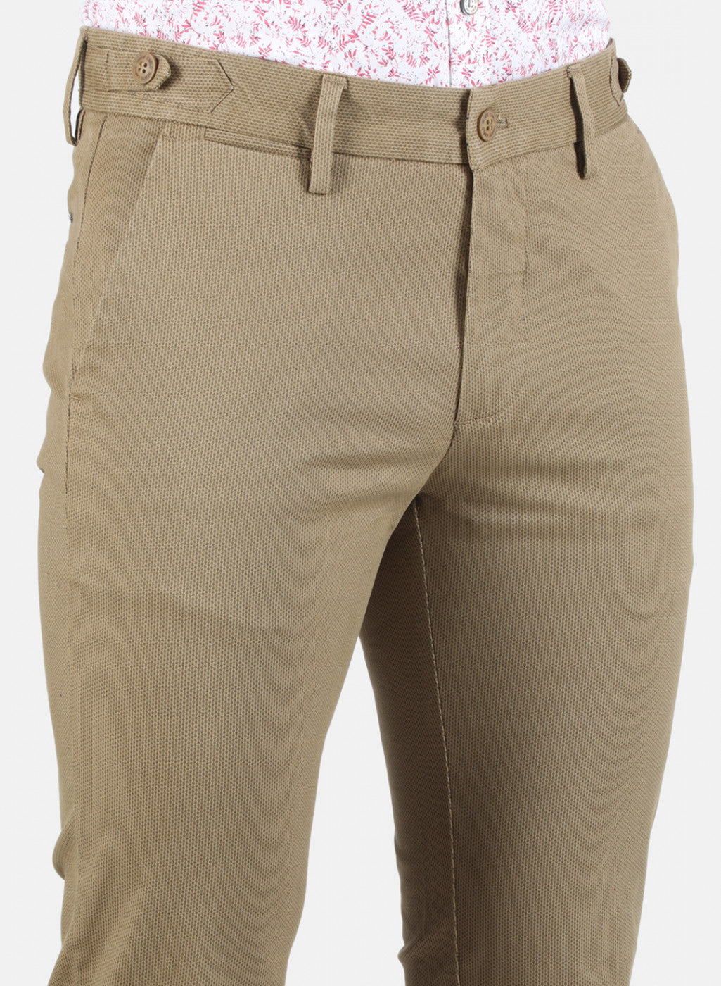 Men Brown Smart Fit Trouser