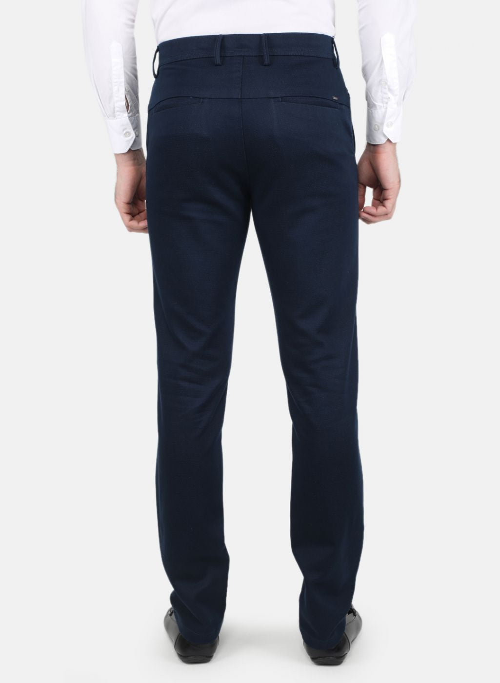 Men Blue Slim Fit Trouser